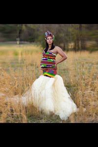 MAT001 Tribal Maternity Dress